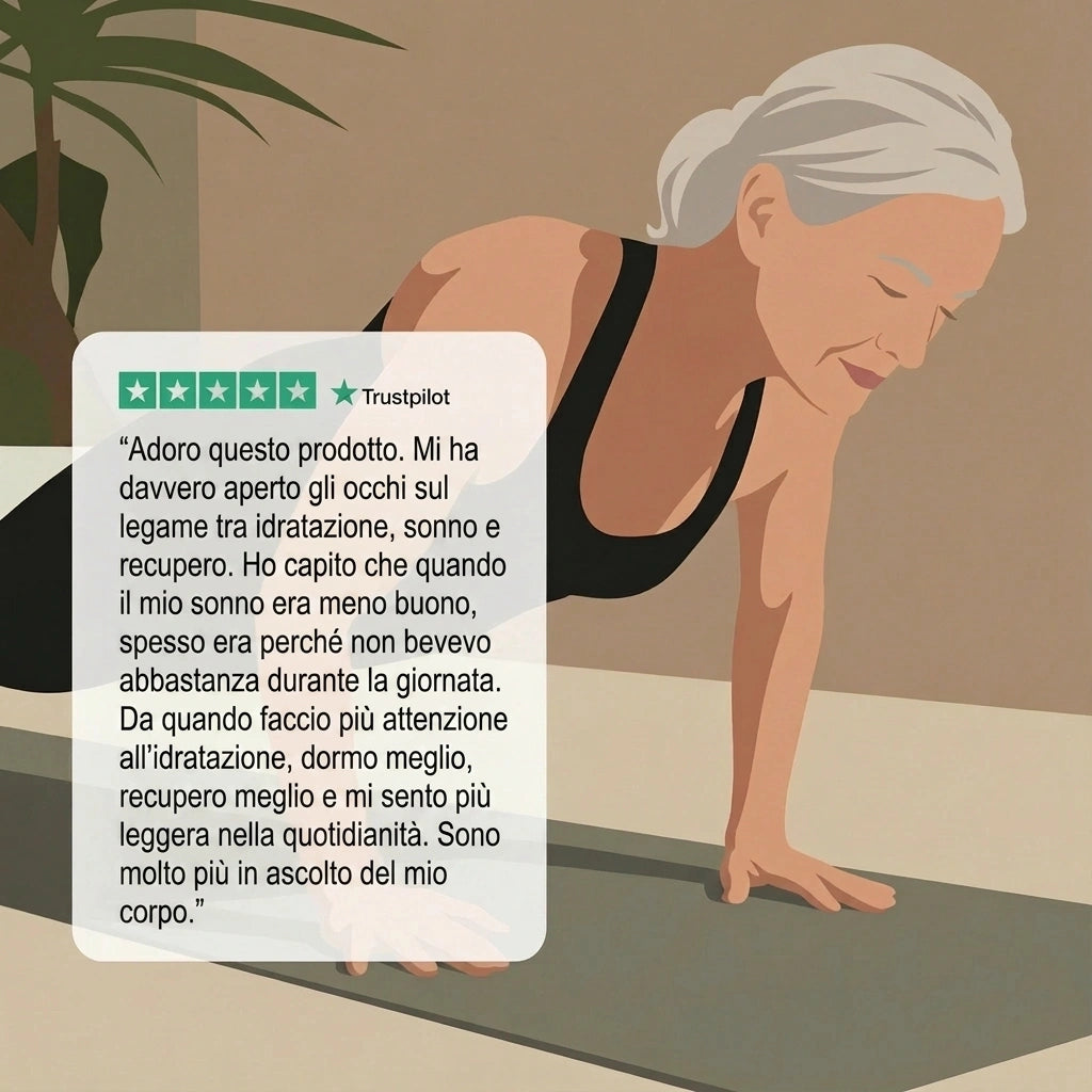 Recensione Trustpilot 5 stelle sul Vitro: il legame tra idratazione, sonno e recupero [IT]