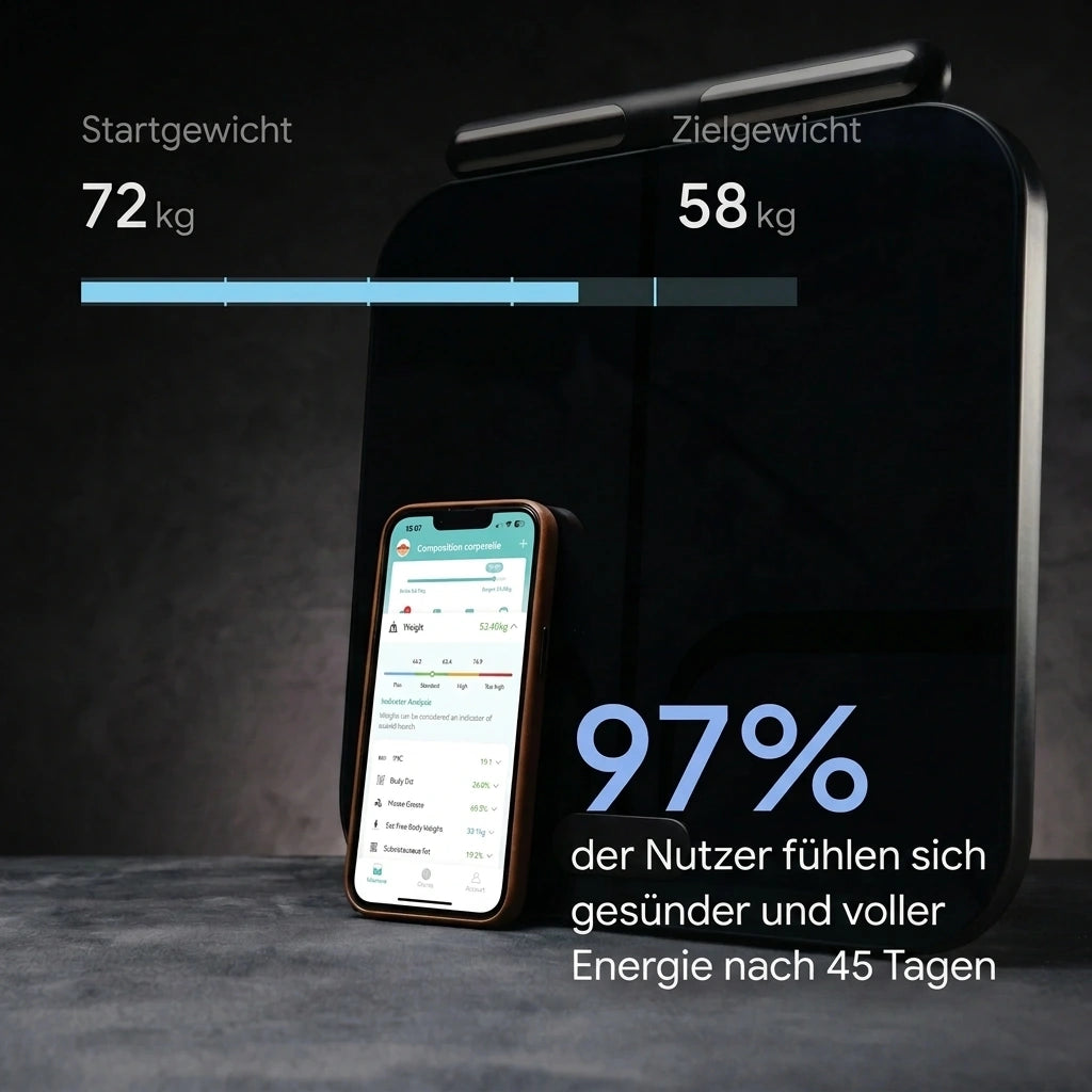[DE] Gewichtsziel und 97 % der Nutzer mit mehr Energie